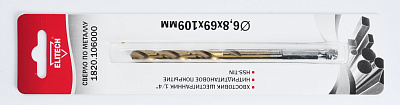 Сверло 6.8х109 HSS-G+TiN HEX1/4' 1820.106000 - фото 1