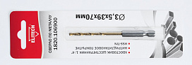 Сверло 3.5х70 HSS-G+TiN HEX1/4'' 1820.106900