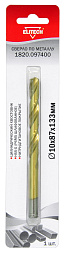Сверло 10х133  HSS-G+TiN 1шт 1820.097400