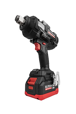 Гайковёрт аккумуляторный ELITECH HD CW 2016BL 20В, 1600Нм, 2х4Ач - фото 2