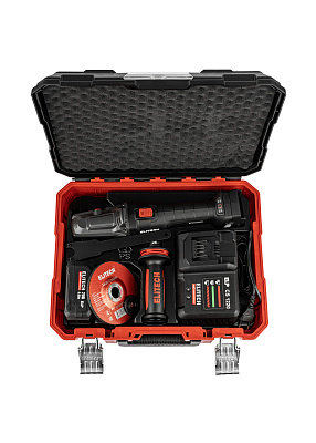 Шлифмашина угловая аккумуляторная ELITECH HD CAG 2012DSL 20 В, 125 мм, 1х4,0 Ач - фото 13