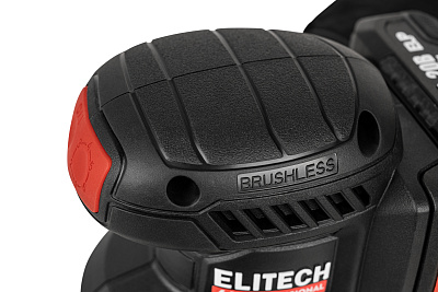 Шлифмашина эксцентриковая аккумуляторная ELITECH HD COS 2012BL 20 В, 125 мм, 1х2,0 Ач - фото 3