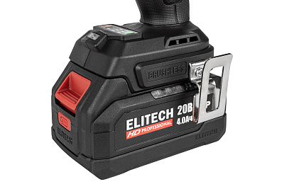 Гайковёрт аккумуляторный ELITECH HD CW 2005SL 20В, 600Нм, 2Ач+4Ач - фото 8