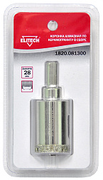 Коронка алмазная 28мм 1820.081300