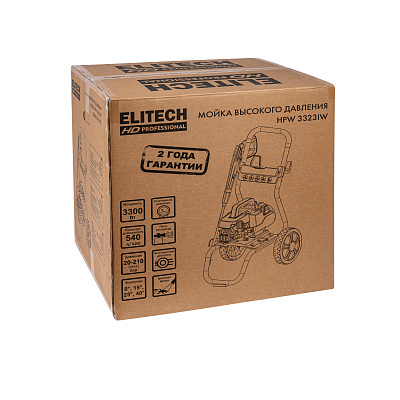 Мойка высокого давления ELITECH HD HPW 3323IW 3,3кВт, 150бар, 540л/час - фото 11