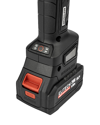 Шлифмашина угловая аккумуляторная ELITECH HD CAG 2012BL 20 В, 125 мм, 2х4,0 Ач - фото 10