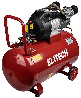 Компрессор масляный ELITECH КПМ 360-100 2,2кВт, 360 л/мин, 100л - фото 1