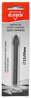 Сверло 12х90мм стекло 1820.044400 - фото 1