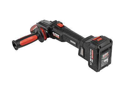 Шлифмашина угловая аккумуляторная ELITECH HD CAG 2012DSL 20 В, 125 мм, 2х4,0 Ач - фото 4