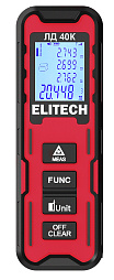 Дальномер лазерный ELITECH ЛД 40К 40м, 2хААА